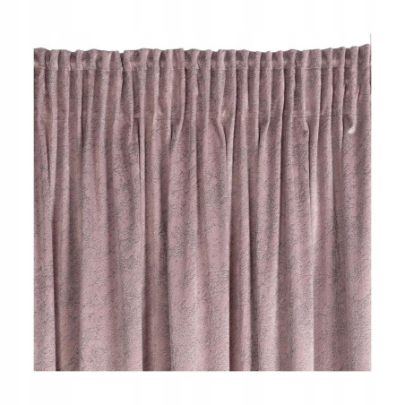 ZASŁONA RIVA Z MARMURKOWYM WZOREM NA TAŚMIE 140X270CM RÓŻOWY - 2 ZASŁONA RIVA Z MARMURKOWYM WZOREM NA TAŚMIE 140X270CM RÓŻOWY - 2