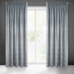 Zasłona z motywem marmurku Riva140 cm x 270 cm stalowa - 6 Zasłona z motywem marmurku Riva140 cm x 270 cm stalowa - 6
