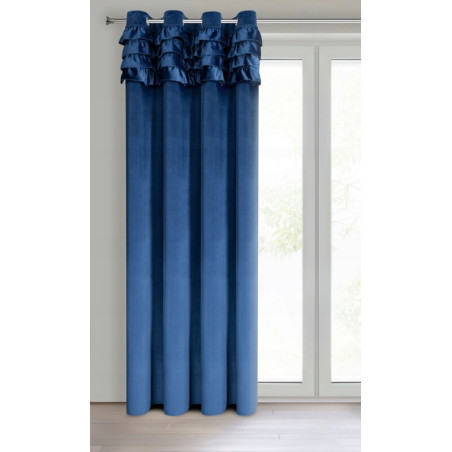 ZASŁONA GOTOWA ERIN 140X250 CM GRANATOWY - 3