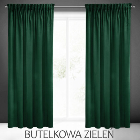 ZASŁONA WELUR NA ŻABKI 140X250 VELVET GRUBA GOTOWA ZACIEMNIAJĄCA NA TAŚMIE - 3