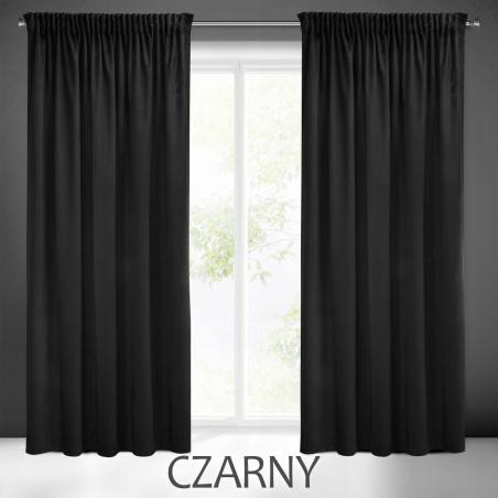 ZASŁONA WELUR NA ŻABKI 140X250 VELVET GRUBA GOTOWA ZACIEMNIAJĄCA NA TAŚMIE - 4