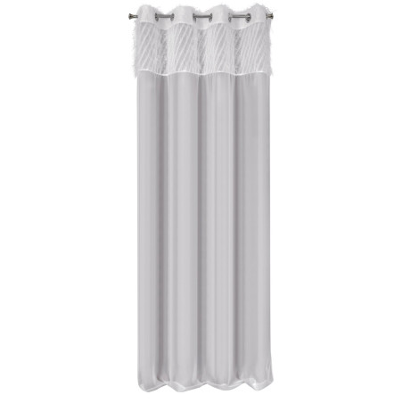 ZASŁONA GOTOWA AMIRA 140 X 250 CM JASNOSZARY - 3