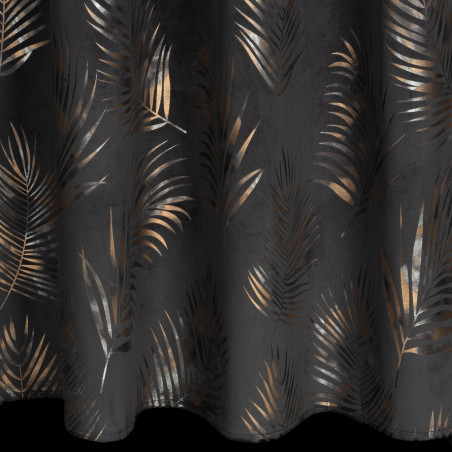 ZASŁONA GOTOWA GLORIA NA TAŚMIE 140 X 300 CM CZARNY - 9