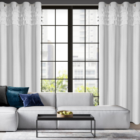 ZASŁONA GOTOWA ERIN 140 X 250 CM BIAŁY - 7