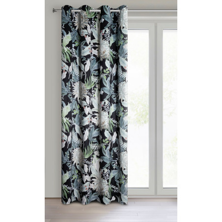 ZASŁONA GOTOWA SALLY 140 X 270 CM CZARNY - 2