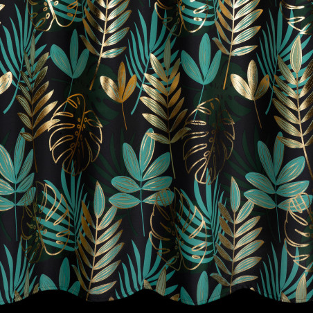 ZASŁONA GOTOWA MALTA 140 X 250 CM CZARNY - 6