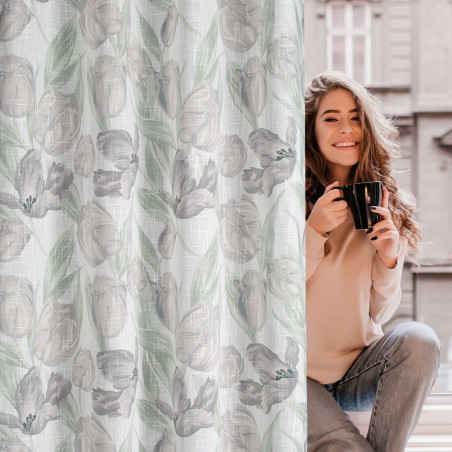 ZASŁONA GOTOWA MILLIE 140 X 250 CM NATURALNY - 10