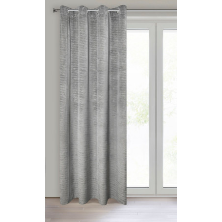 ZASŁONA GOTOWA ALUVIA 140 X 250 CM STALOWY - 3