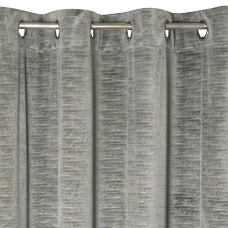 ZASŁONA GOTOWA ALUVIA 140 X 250 CM STALOWY - 5