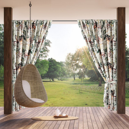 ZASŁONA GOTOWA GARDEN2 NA TAŚMIE 155 X 200 CM BIAŁY - 1