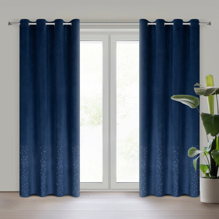 ZASŁONA GOTOWA ARIADNA 140 X 250 CM GRANATOWY - 10