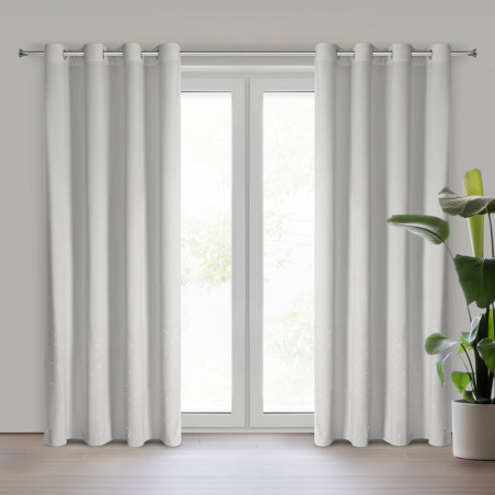 ZASŁONA GOTOWA ARIADNA 140 X 250 CM BIAŁY - 1