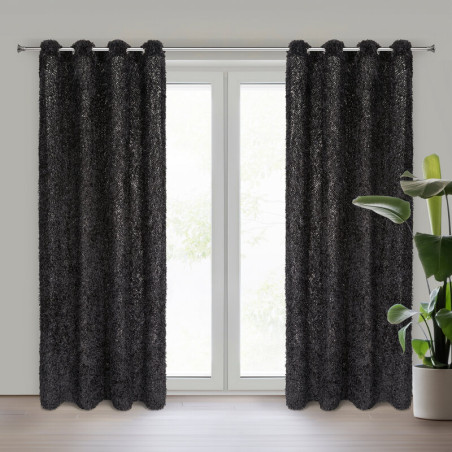 ZASŁONA GOTOWA MARION 1 140 X 250 CM CZARNY - 10