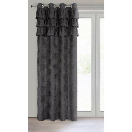 ZASŁONA GOTOWA AGIS 2 140 X 250 CM CZARNY - 2