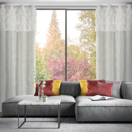 ZASŁONA GOTOWA AGIS 2 140 X 250 CM BIAŁY - 8