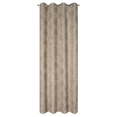 ZASŁONA GOTOWA ALETA 135 X 250 CM BEŻOWY - 3