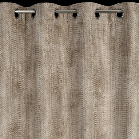 ZASŁONA GOTOWA ALETA 135 X 250 CM BEŻOWY - 4