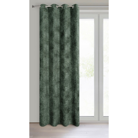 ZASŁONA GOTOWA ALETA 135 X 250 CM CIEMNOZIELONY - 2