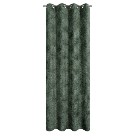 ZASŁONA GOTOWA ALETA 135 X 250 CM CIEMNOZIELONY - 3
