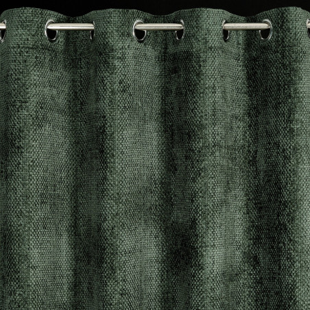 ZASŁONA GOTOWA ALETA 135 X 250 CM CIEMNOZIELONY - 4