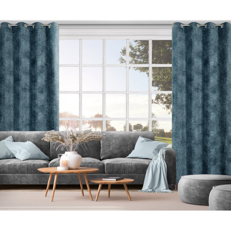 ZASŁONA GOTOWA ALETA 135 X 250 CM GRANATOWY - 8