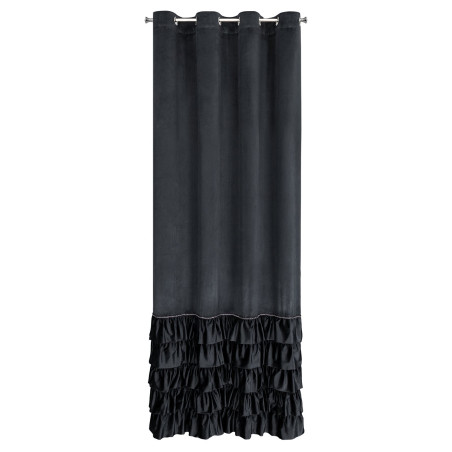 ZASŁONA GOTOWA CARLI 140 X 250 CM CZARNY - 3