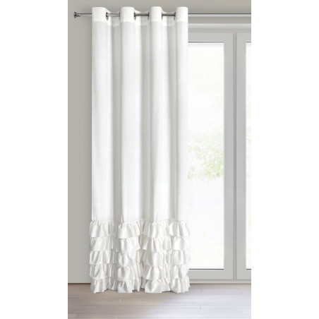 ZASŁONA GOTOWA CARLI 140 X 250 CM BIAŁY - 2