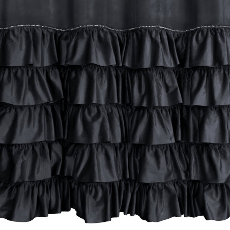 ZASŁONA GOTOWA CARLI 140 X 250 CM CZARNY - 6