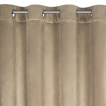 ZASŁONA GOTOWA CARLI 140 X 250 CM CIEMNOBEŻOWY - 4