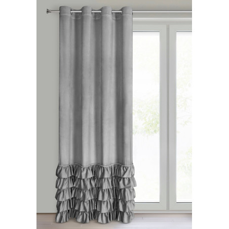 ZASŁONA GOTOWA CARLI 140 X 250 CM SREBRNY - 2