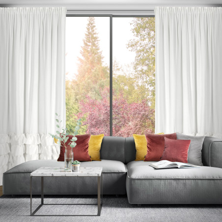 ZASŁONA GOTOWA CARLI NA TAŚMIE 140 X 250 CM BIAŁY - 11