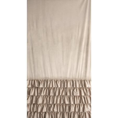 ZASŁONA GOTOWA CARLI NA TAŚMIE 140 X 270 CM BEŻOWY - 10