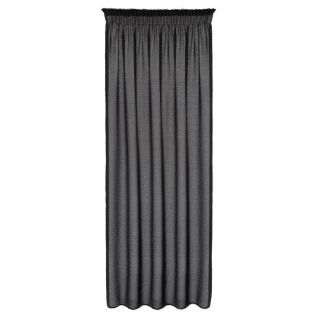 ZASŁONA GOTOWA AGIS NA TAŚMIE 140 X 270 CM CZARNY - 3