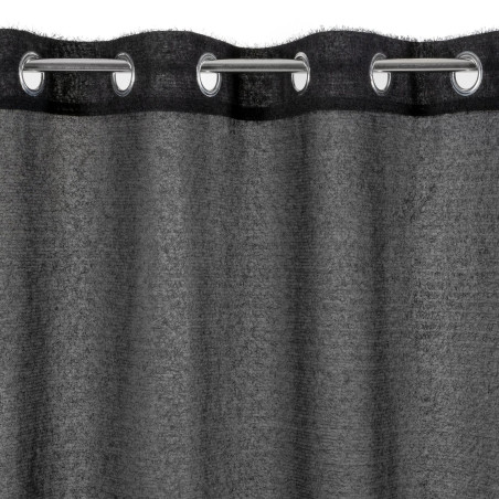 ZASŁONA GOTOWA AGIS 140 X 250 CM CZARNY - 4