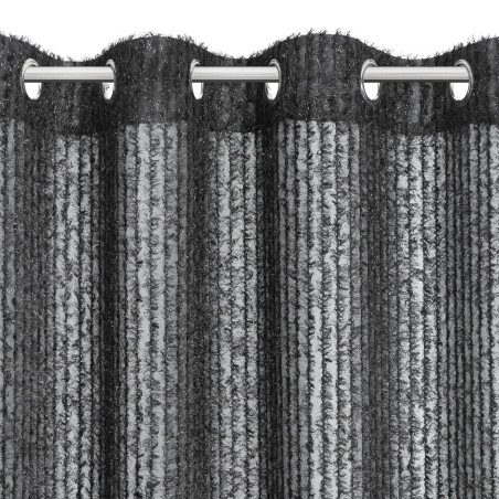 ZASŁONA GOTOWA SELMA 135 X 250 CM CZARNY - 5