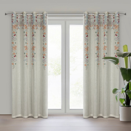 ZASŁONA GOTOWA CARA 140 X 250 CM NATURALNY - 11