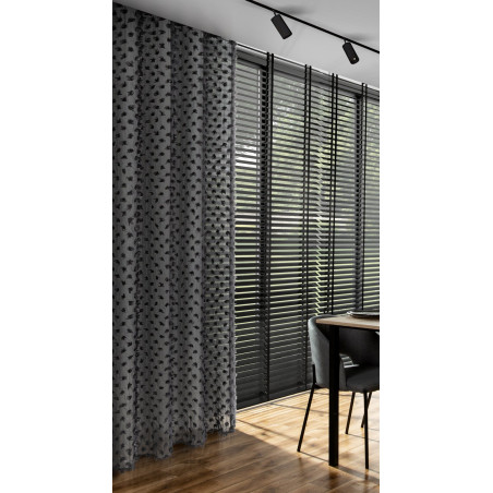 ZASŁONA GOTOWA AURELIA 135 X 250 CM CZARNY - 2