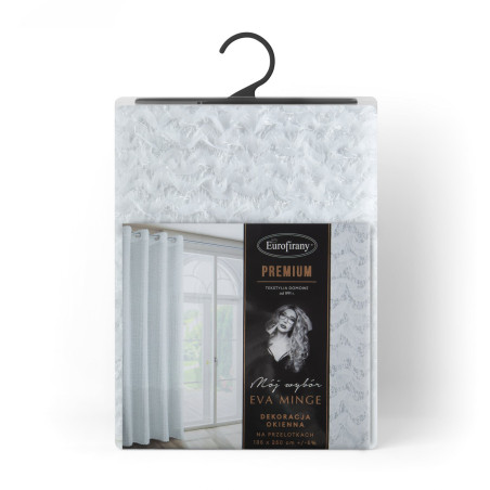 ZASŁONA GOTOWA TIFFANY 135 X 250 CM BIAŁY - 3