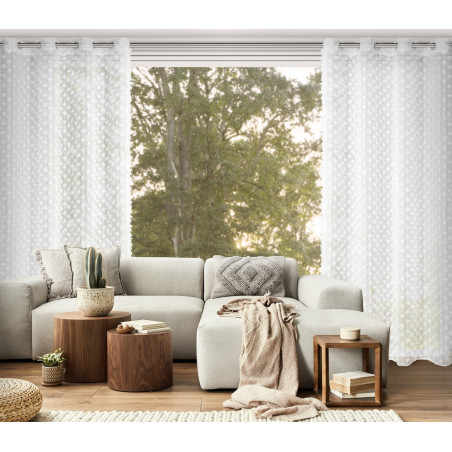 ZASŁONA GOTOWA AURELIA 135 X 250 CM BIAŁY - 9