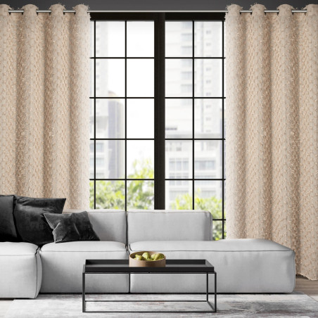 ZASŁONA GOTOWA AURELIA 135 X 250 CM BEŻOWY - 9