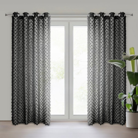 ZASŁONA GOTOWA AURELIA 135 X 250 CM CZARNY - 11