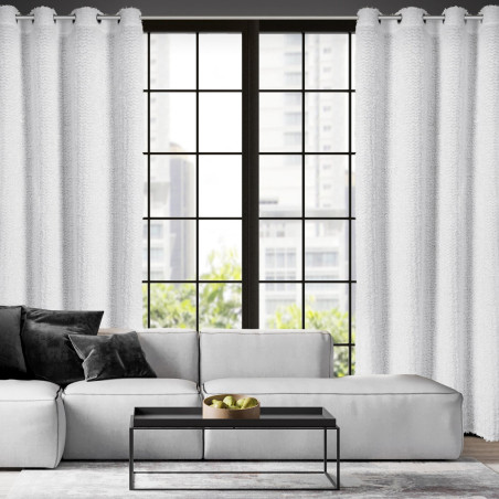 ZASŁONA GOTOWA TIFFANY 135 X 250 CM BIAŁY - 9
