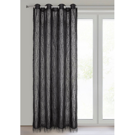 ZASŁONA GOTOWA AURORA 140 X 250 CM CZARNY - 2