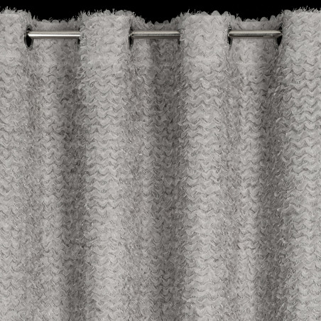 ZASŁONA GOTOWA TIFFANY 135 X 250 CM SREBRNY - 5