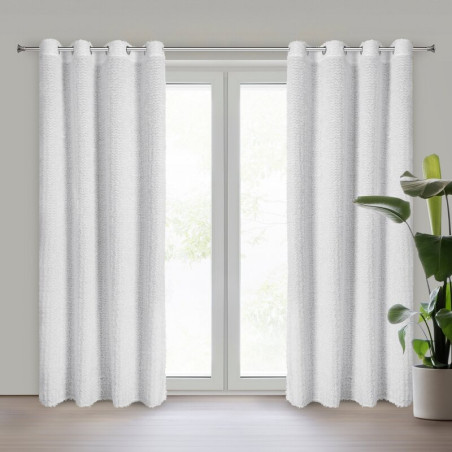 ZASŁONA GOTOWA TIFFANY 135 X 250 CM BIAŁY - 11