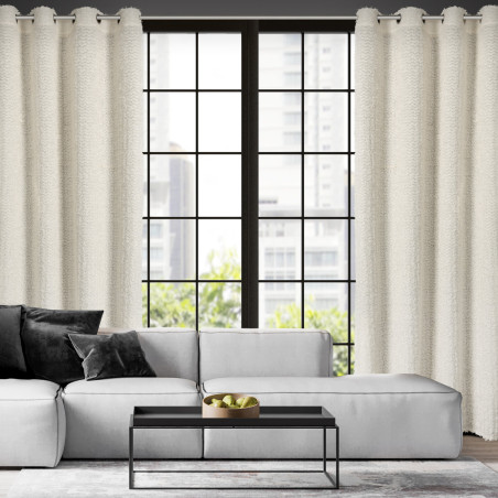 ZASŁONA GOTOWA TIFFANY 135 X 250 CM KREMOWY - 9