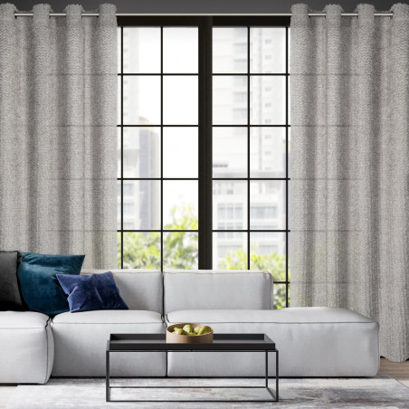 ZASŁONA GOTOWA TIFFANY 135 X 250 CM SREBRNY - 9