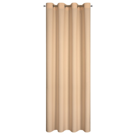 ZASŁONA GOTOWA RITA 140 X 250 CM CIEMNOKREMOWY - 3