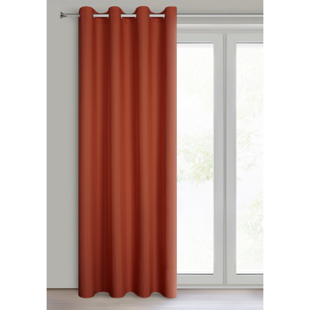 ZASŁONA GOTOWA RITA 140 X 250 CM CEGLASTY - 2