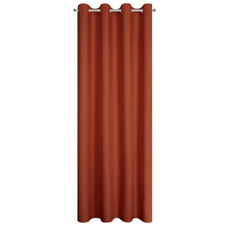 ZASŁONA GOTOWA RITA 140 X 250 CM CEGLASTY - 3